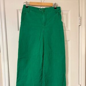 Emerald Wide-Leg Jeans for Women